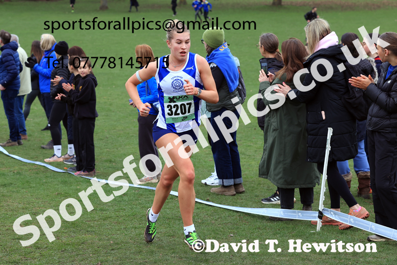 Womens Under-20s 2026 UK CAU Inter Counties Cross Country, Wollaton Park, Nottingham. Photo: David T. Hewitson/Sports for All Pics
